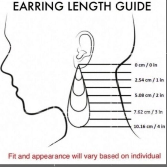 New ZARA  Gold and Turquoise Stone Dangle Charm Earrings - Picture 10 of 11